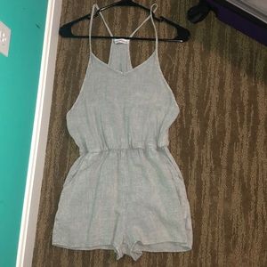 Dainty Hooligan Grey Romper